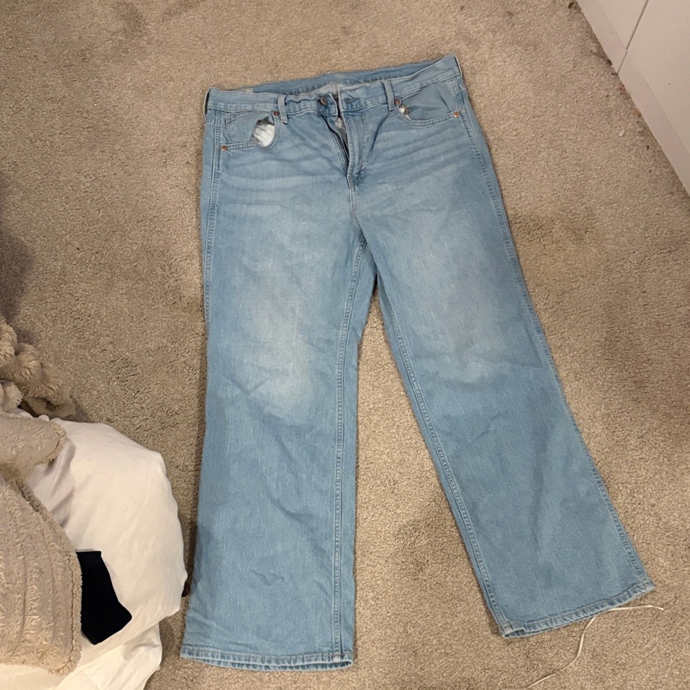 GAP Light Blue Wide-Leg Jeans